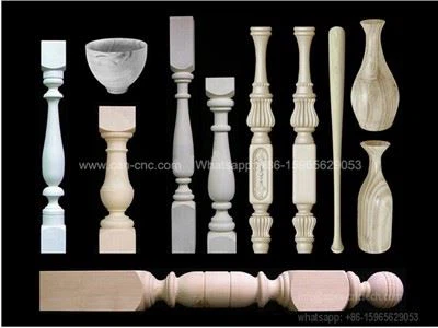 Máquina de torno cnc Artesanía de madera natural