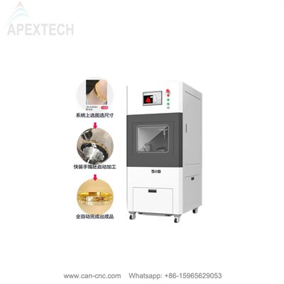 Enrutador CNC de 5 ejes para joyería